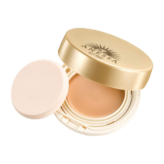 Shiseido Anessa All-in-One Beauty Pact Foundation 10g 02 Intermediate Light Ochre - WAFUU JAPAN