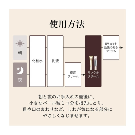Shiseido Elixir Enriched Wrinkle Cream Retinol Hyaluronic Acid Anti Aging 22g - WAFUU JAPAN