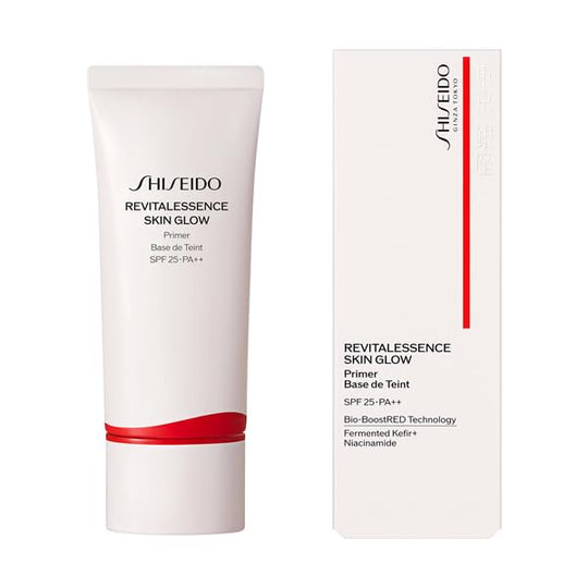 Shiseido Makeup Essence Skin Glow Primer SPF25 PA Plus 30g Liquid Unscented - WAFUU JAPAN