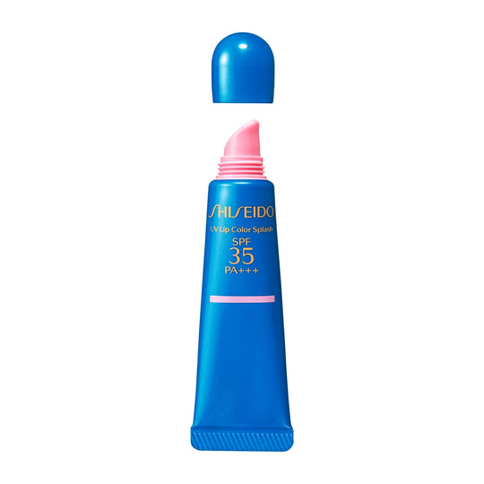 Shiseido Sun Care UV Lip Color Splash SPF35 PA Miami Pink 10g - WAFUU JAPAN