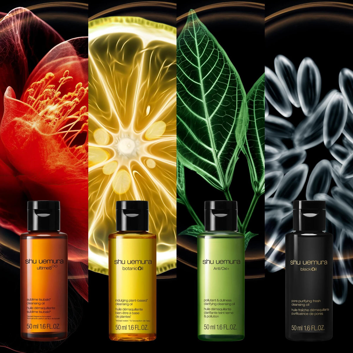 Shu Uemura Cleansing Oil Starter Kit 4x50ml Sample Set – WAFUU JAPAN