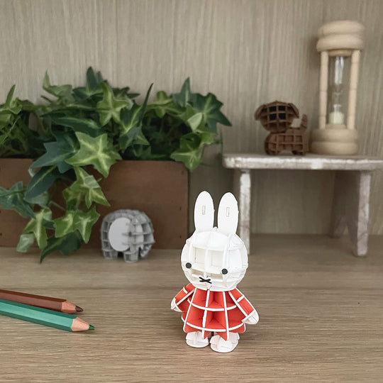 Si - Gu - Mi Plus Bruna Miffy 3D Paper Puzzle Educational DIY Kit for Kids and Adults - WAFUU JAPAN