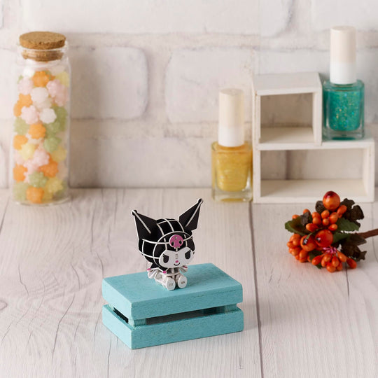 Si - Gu - Mi PLUS Sanrio Kuromi 3D Paper Puzzle DIY Kit Educational Toy for Kids Adults - WAFUU JAPAN