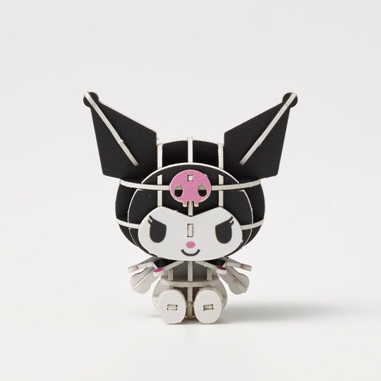 Si - Gu - Mi PLUS Sanrio Kuromi 3D Paper Puzzle DIY Kit Educational Toy for Kids Adults - WAFUU JAPAN