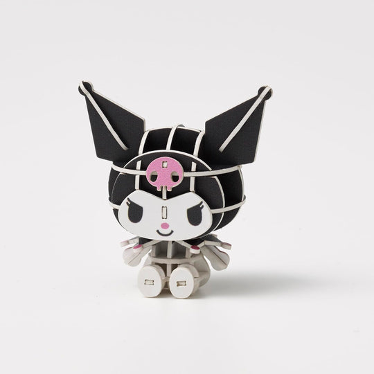 Si - Gu - Mi PLUS Sanrio Kuromi 3D Paper Puzzle DIY Kit Educational Toy for Kids Adults - WAFUU JAPAN