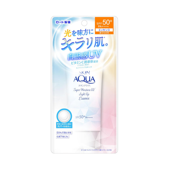 SKIN AQUA Super Moisture UV Light-Up Essence 70g SPF50+ PA++++ - WAFUU JAPAN