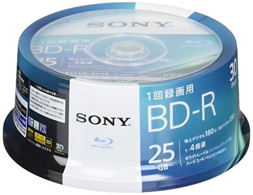 Sony BD - R 25GB 30 - Pack 4x Speed Single Recording 30BNR1VJPP4 - WAFUU JAPAN