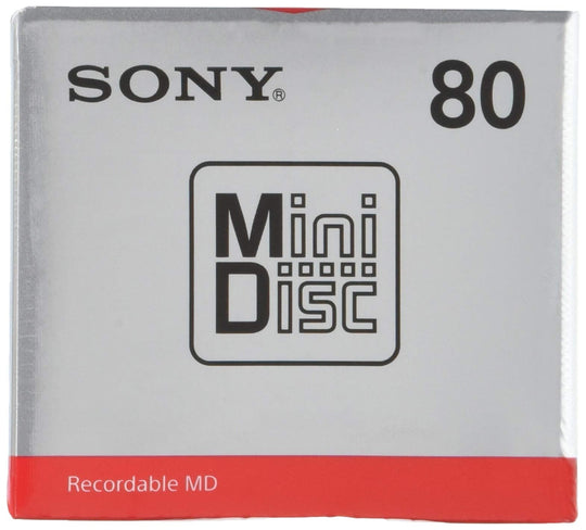 Sony MiniDisc 80 Minutes Single Pack MDW80T Audio Recording Media - WAFUU JAPAN
