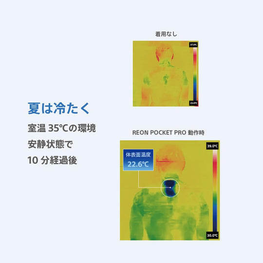 SONY REON POCKET PRO Wearable Neck Cooler and Heater Peltier Device 2025 Model - WAFUU JAPAN