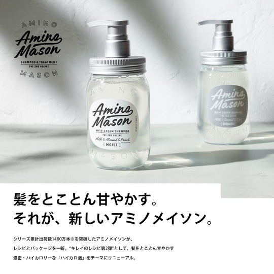 Stellaseed Amino Mason Moist Treatment Hair Conditioner Moisturizing Care - WAFUU JAPAN