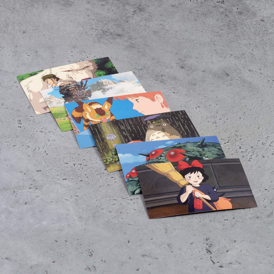 Studio Ghibli 100 Collectible Postcards Final Frames Feature Films 1984 - 2014 - WAFUU JAPAN