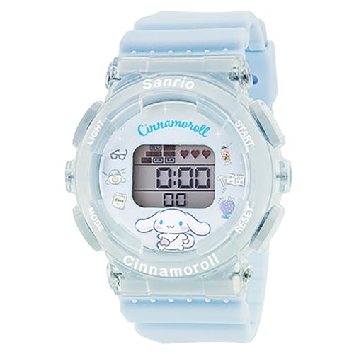 Sun Flame sanrio Digital Watch J - Axis Sanrio Cinnamoroll CR3C0003 - CN Blue - WAFUU JAPAN