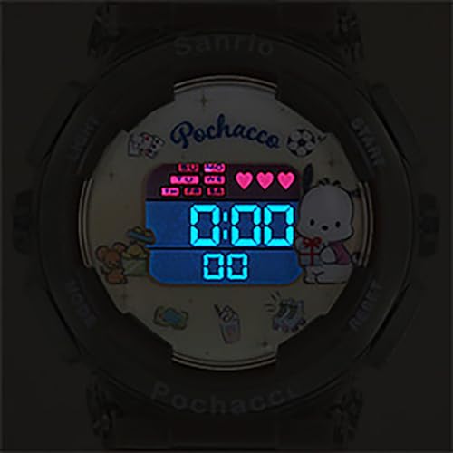 Sun Flame sanrio J - Axis Sanrio Digital Watch Pochacco CR3C0003 - PC Beige - WAFUU JAPAN