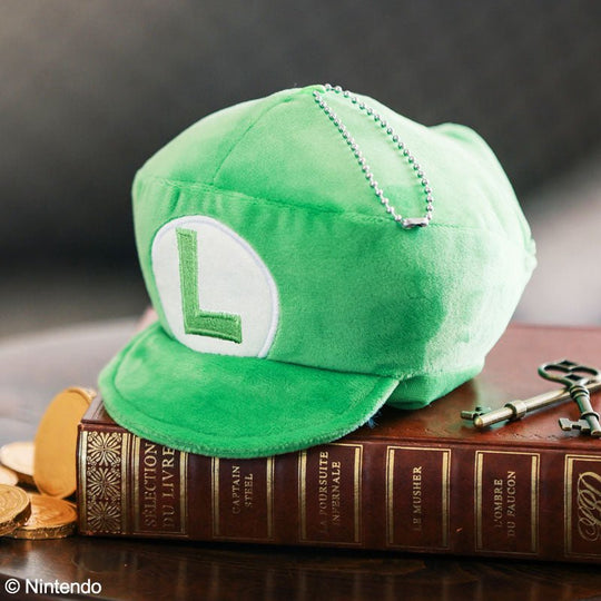Super Mario Luigi Hat Plush Pouch Limited - WAFUU JAPAN