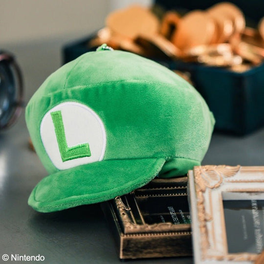 Super Mario Luigi Hat Plush Pouch Limited - WAFUU JAPAN