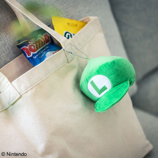 Super Mario Luigi Hat Plush Pouch Limited - WAFUU JAPAN