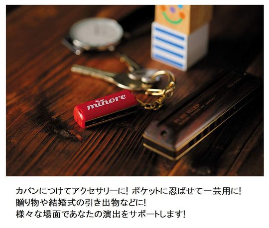 SUZUKI Mini-Harmonica minore 5-hole 10-note MHK-5W White - WAFUU JAPAN
