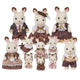 Sylvanian Families 巧克力兔家庭周年套装 C-74 娃娃屋玩具