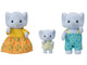 Família de Elefantes Sylvanian - Conjunto de Bonecas - FS-38 - Idade 3+
