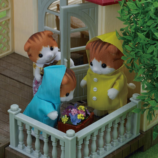Sylvanian Families Maple Cat Family Doll Set FS - 30 - WAFUU JAPAN