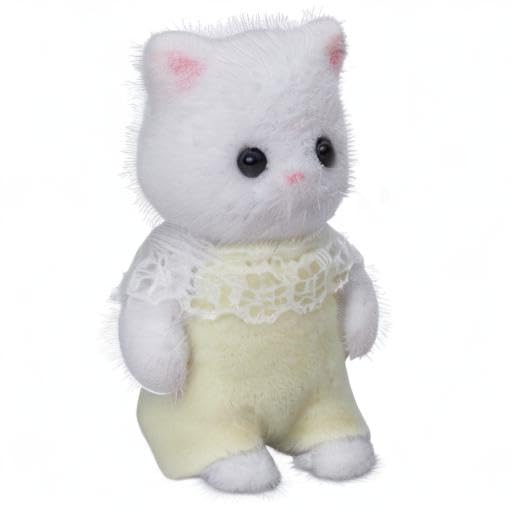 Sylvanian Families Persian Cat Baby Doll NI - 107 Collectible Toy - WAFUU JAPAN