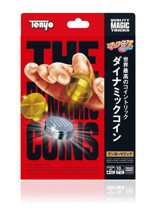 Tenyo Magic Dynamic Coin Trick Easy Beginner Pocket Entertainment Japan Made - WAFUU JAPAN