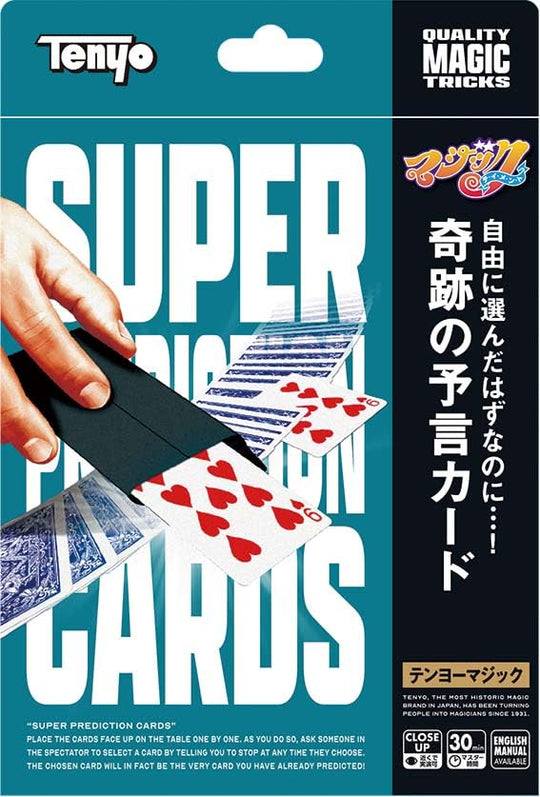Tenyo Magic Miracle Prediction Card Trick World Greatest Card Magic for Ages 9+ - WAFUU JAPAN