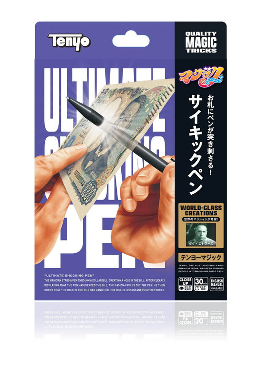 Tenyo Magic Psychic Pen Magic Trick Easy Beginner Illusion for Ages 6 and Up - WAFUU JAPAN