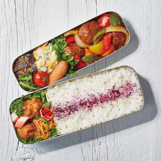 Thermos Lunch Box Stainless Steel Fresh Lunch Box 1100ml Black DSD-1104W L-BK - WAFUU JAPAN