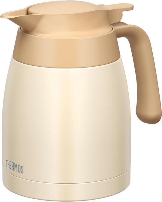 Thermos Stainless Steel Pot Insulated Tabletop Vacuum Bottle TTB - 1001 1.0L - WAFUU JAPAN
