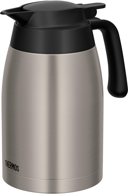 Thermos Stainless Steel Pot Insulated Tabletop Vacuum Flask TTB - 1501 Matte 1.5L - WAFUU JAPAN