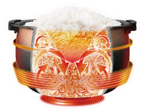 Tiger 5 5cup Pressure IH Rice Cooker JPC-W10W AC220V-230V Made in Japan - WAFUU JAPAN