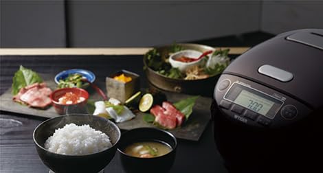 Tiger 5 5cup Pressure IH Rice Cooker JPK-W10W AC220V-230V Made in Japan - WAFUU JAPAN