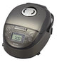 Tiger หม้อหุงข้าวไฟฟ้าสำหรับต่างประเทศ IH 3 ถ้วย 220V JPF-A55W KZ (สีดำด้าน)
