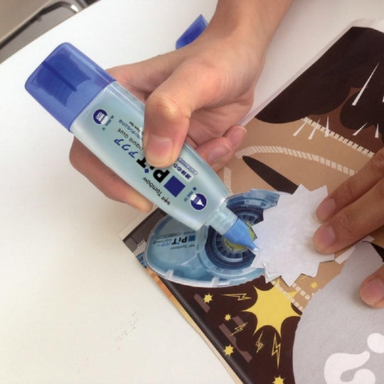 Tombow Liquid Glue Twin Tip Aqua Pit 3 Pack HCA - 311 - WAFUU JAPAN