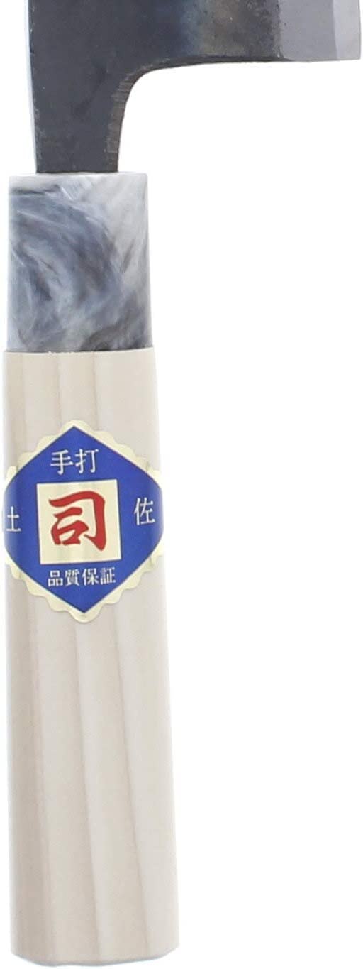 Tosa hamono Kurouchi 180mm White Steel Knife Black/Beige - WAFUU JAPAN