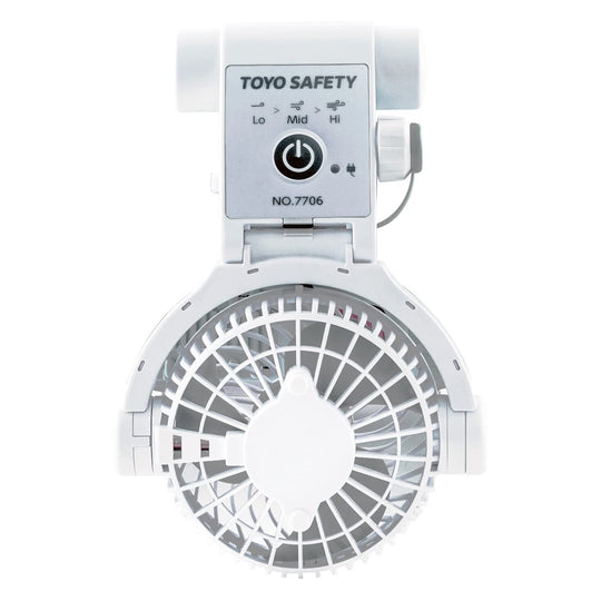 Toyo Helmet Mounted Blower Windy4 Cordless No 7706 White - WAFUU JAPAN