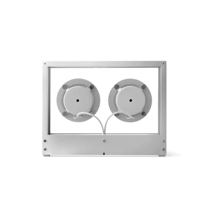 TRANSPARENT Small Transparent Speaker White Bluetooth Glass