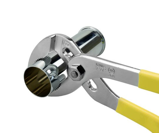 Tsunoda KingTTC Water Pump Pliers with Driver Smooth Jaws 250mm Fits 6–51mm - WAFUU JAPAN