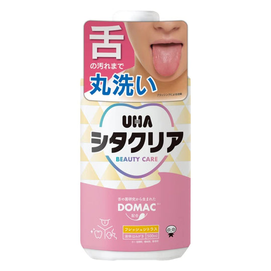 UHA Mikakuto oral care Citaclear liquid toothpaste fresh citrus flavor 500ml - WAFUU JAPAN