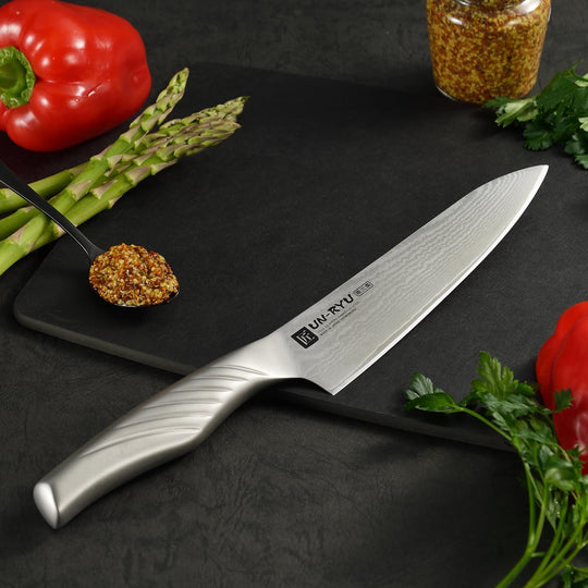 UN - RYU Chef Knife UNR - 301 All Stainless Steel Made in Japan - WAFUU JAPAN