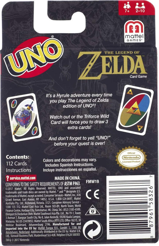 UNO: The Legend of Zelda — Exclusive Legend Rules Edition - WAFUU JAPAN