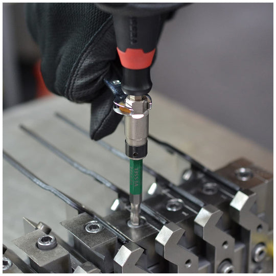 VESSEL 220USB bit holder with wrench flats for tightening/loosening USBBH1S10 - WAFUU JAPAN