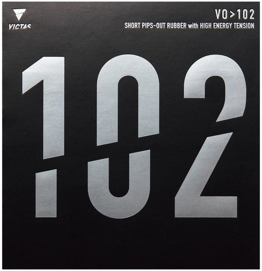 Victas Table Tennis Rubber High Energy Tension Soft VO102 Black Max - WAFUU JAPAN