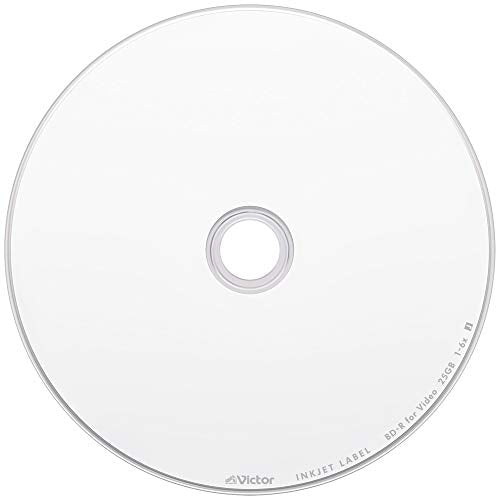Victor BD - R 25GB Record - Once Blu - ray Disc 20 - Pack White Printable 1 - 6x Speed VBR130RP20J1 - WAFUU JAPAN