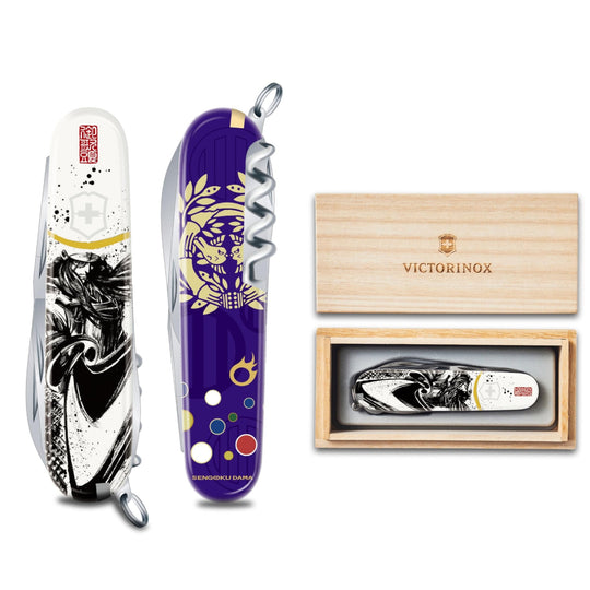 Victorinox Japan Limited Samurai Sengoku Ink Climber Date Masamune Swiss Army Knife 14 Functions 137037X2 - WAFUU JAPAN