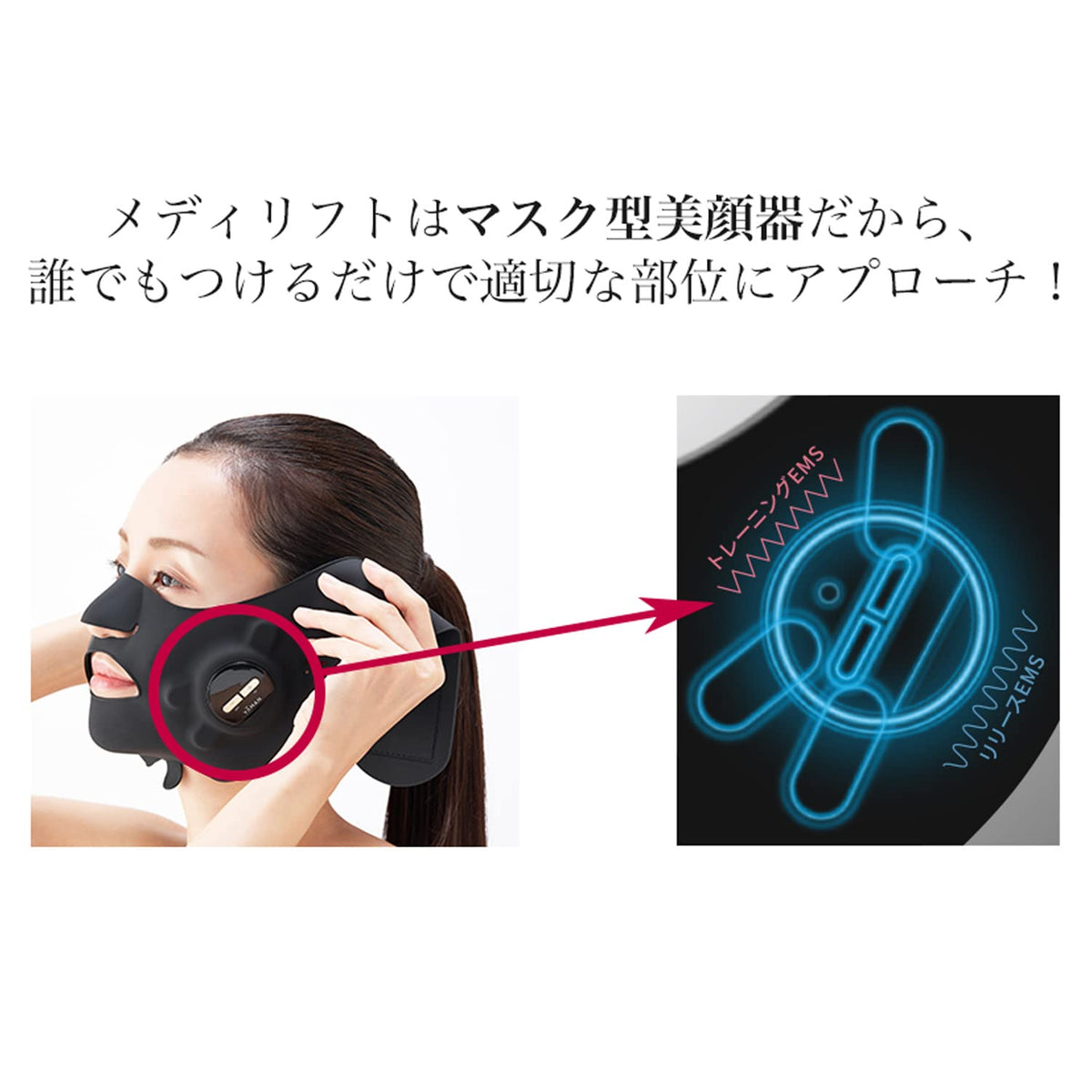 Medi Lift プラス　EPM-18BB Amazon.co.jp: ヤーマン 美顔器 メディリフトプラス セラム