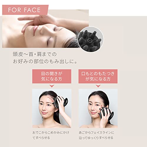 YA - MAN MIEZE Needle Head Spa Lift Active Electric Scalp Brush MS32G Black AC100~240V - WAFUU JAPAN