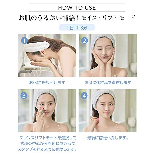 YA-MAN Myse Facial Cleansing Brush Cleanse Lift Rose MS70R - WAFUU JAPAN