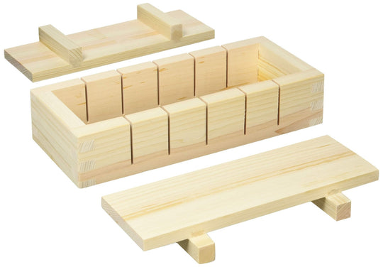 Yamako Oshizushi Maker 6 - Cut Sushi Press 81786 24 2x6x10 2cm - WAFUU JAPAN